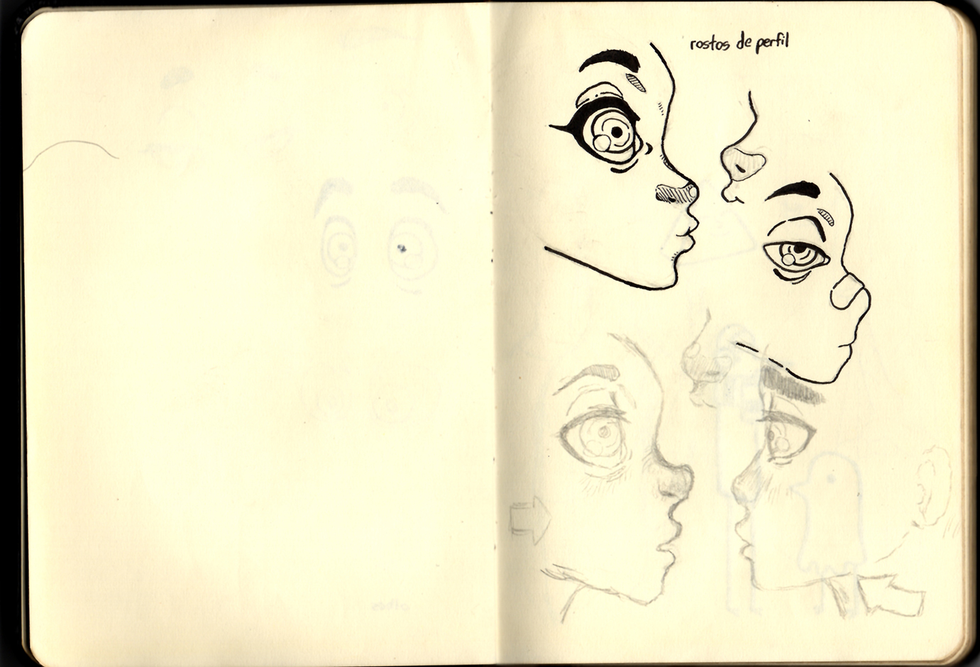 Página 5 e 6 do Sketchbook 2019