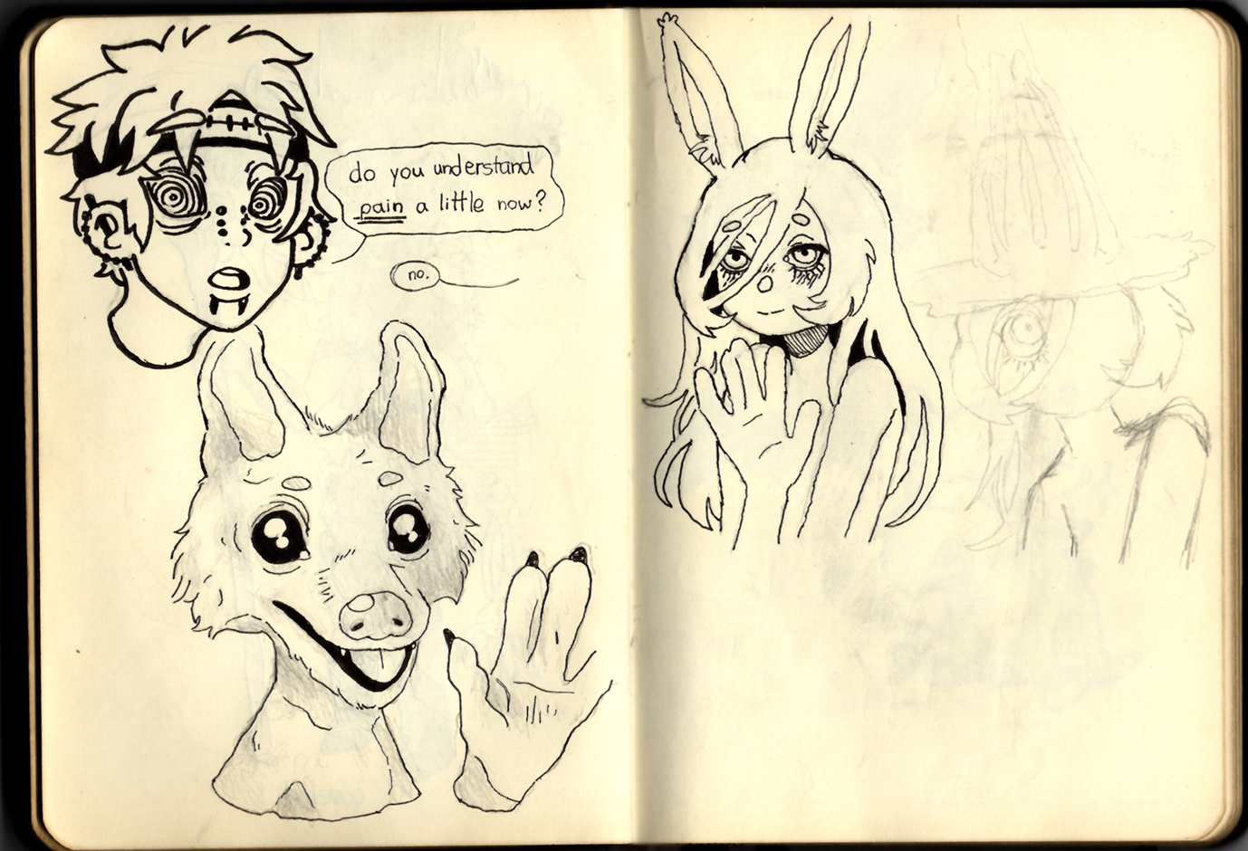 Página 33 e 34 do Sketchbook 2019