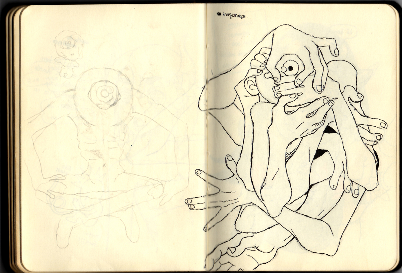 Página 75 e 76 do Sketchbook 2019